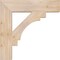 Ekena Millwork Merced Block Smooth Bracket, Douglas Fir, 5 1/2"W x 28"D x 28"H BKT06X28X28MRC05SDF - alternate 2
